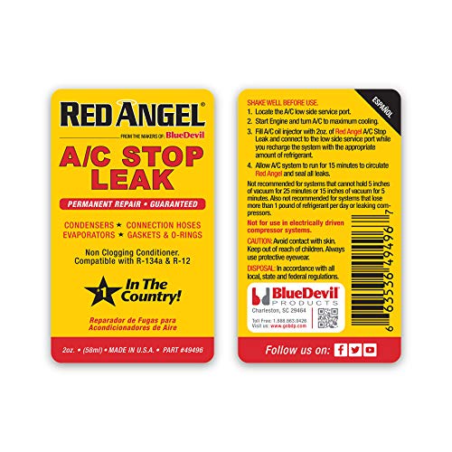 BlueDevil Products Red Angel 49496 A/C Stop Leak - 2 Ounce - Image 3